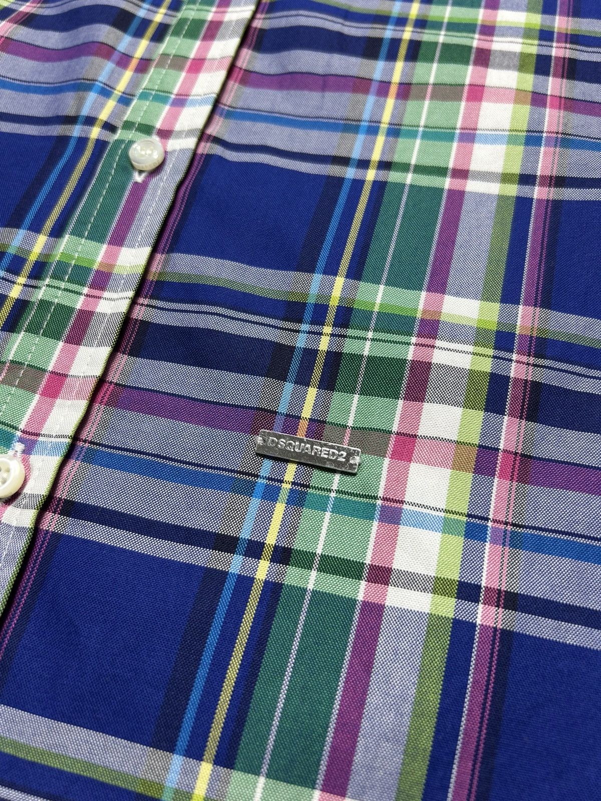 Dsquared2 Beautiful Dsquared 2 Multicolour Checks Shirt Size 46 Size US S / EU 44-46 / 1 - 5 Thumbnail