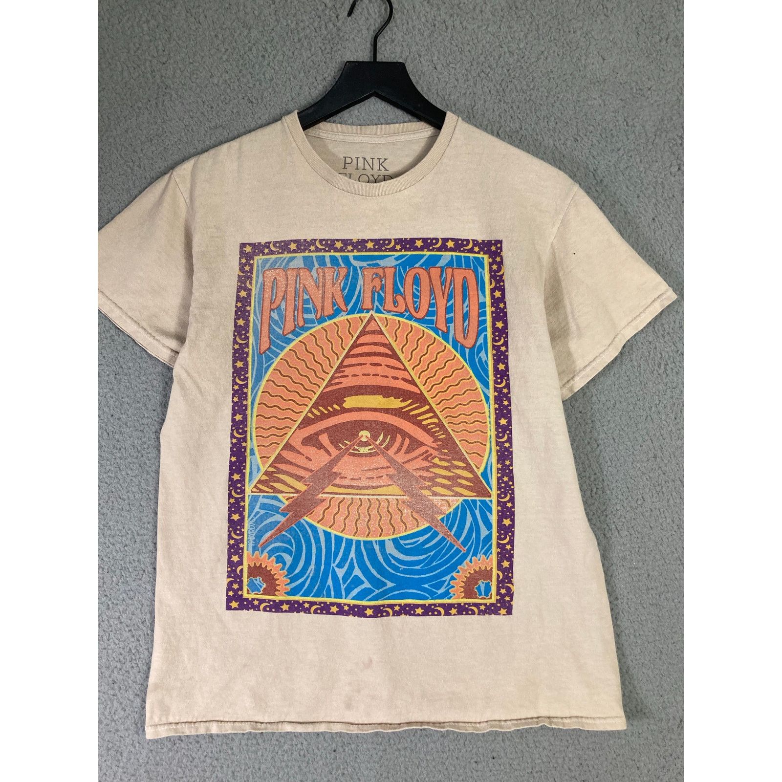 Pink Floyd Pink Floyd Unisex Beige Graphic Tee Size Small Size US S / EU 44-46 / 1 - 4 Thumbnail