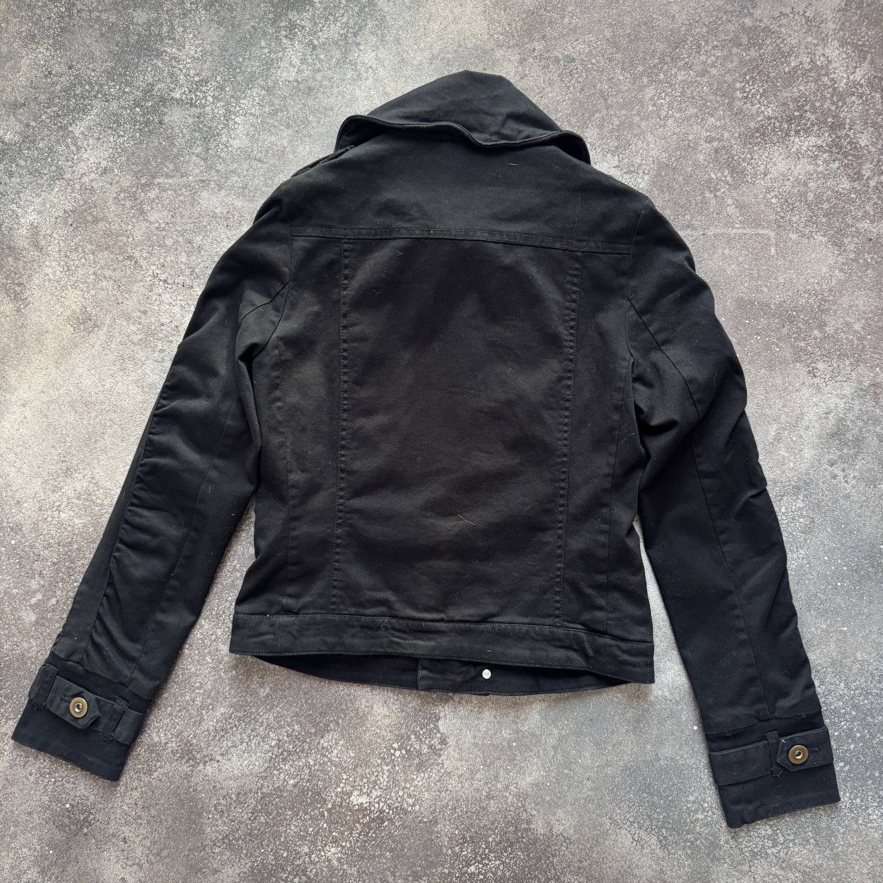20471120 Fishbone Y2K Vintage Zip Details Biker Jacket Size S / US 4 / IT 40 - 9 Thumbnail
