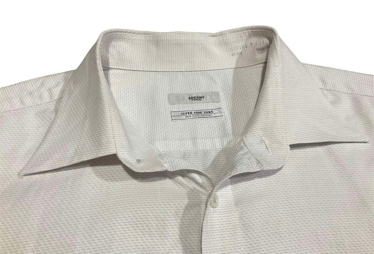 Yohji Yamamoto 🔥Vintage Sacsny YSaccs By Yohji Yamamoto Shirt White Size US XL / EU 56 / 4 - 7 Thumbnail