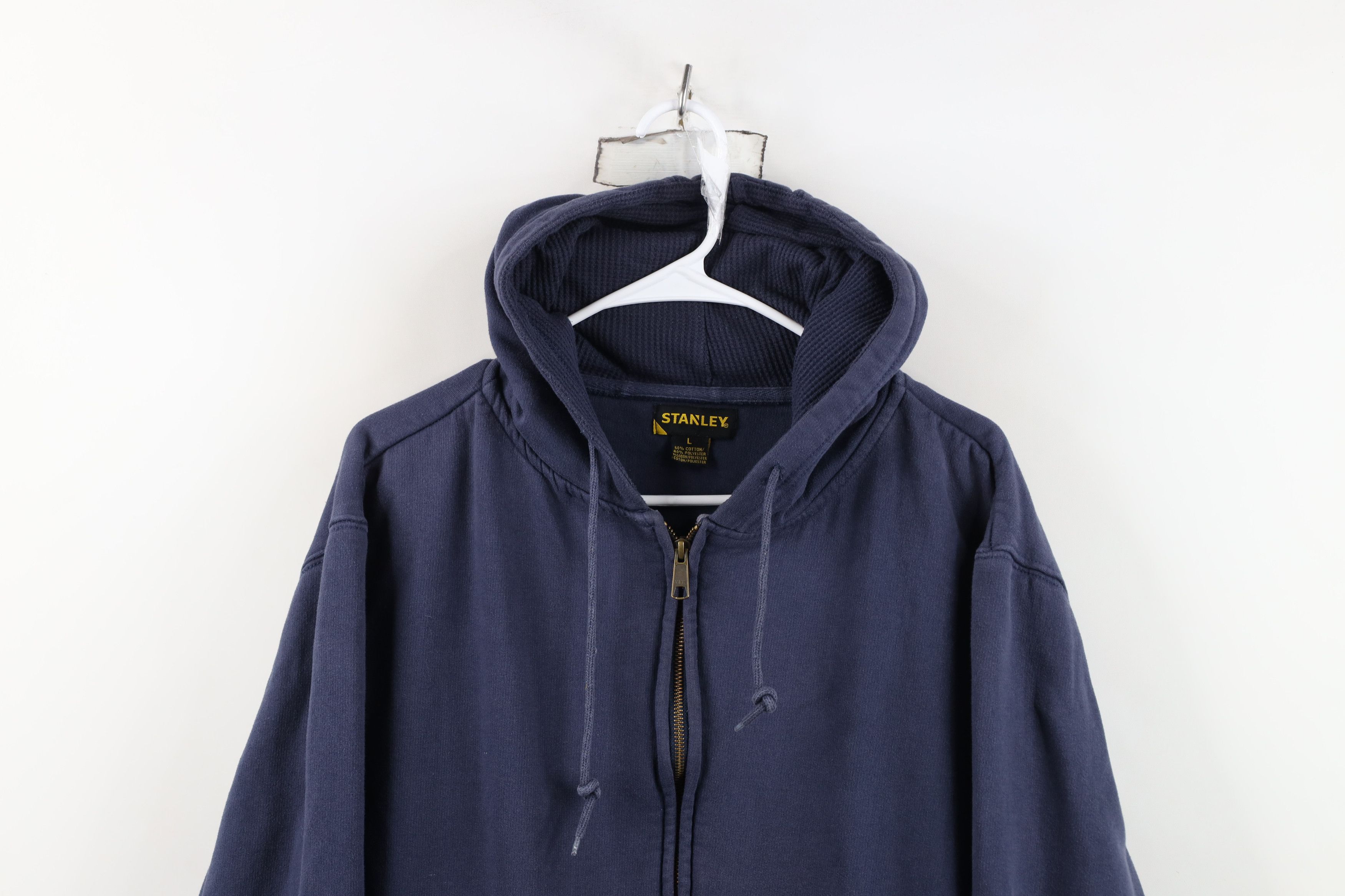 Vintage Vintage Y2K Stanley Tools Heavy Thermal Lined Hoodie Jacket Size US L / EU 52-54 / 3 - 2 Thumbnail