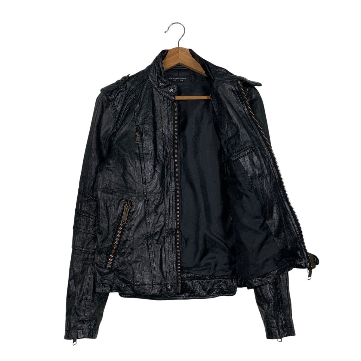 Genetic Manipulation Shinichiro Kuriya Genetic Manipulation Shinichiro Kuriya Biker Leather Jacket Size US S / EU 44-46 / 1 - 9 Thumbnail