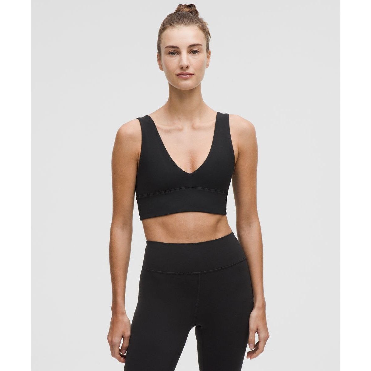 Lululemon Lululemon Black Align V-Neck Sports Bra Women 10 - C006 Size ONE SIZE - 2 Thumbnail