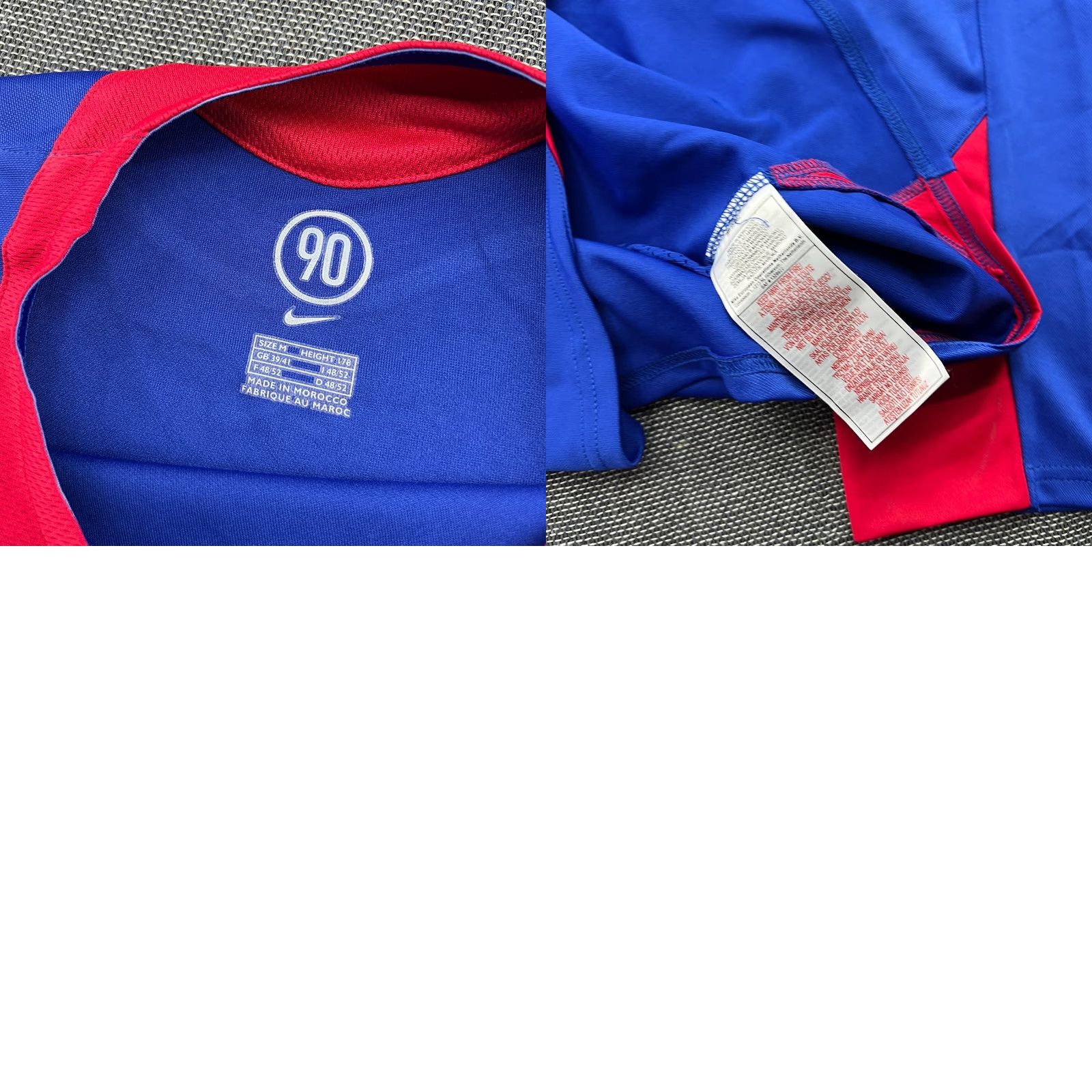 Nike Nike Valerenga 2006-2007 Home Football Jersey Mens Medium Blue T-Shirt Athletic Moisture Wicking Quick Dry Vintage Player Issue Exhibition Mens Size US M / EU 48-50 / 2 - 9 Thumbnail