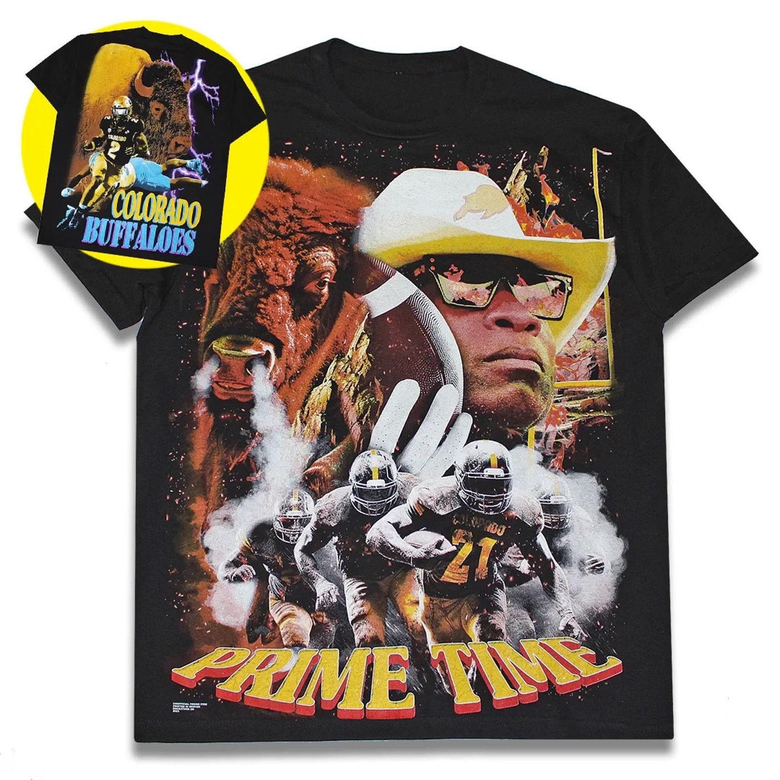 Backbone PRIME TIME Colorado Buffaloes Dion Sanders 2XL Size US XXL / EU 58 / 5 - 1 Thumbnail