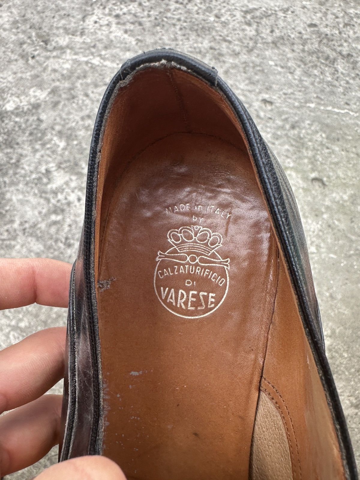 Designer Vintage Verese Italian Casual Leather Shoes Luxury 7,5 Rare Size US 7.5 / EU 40-41 - 7 Thumbnail