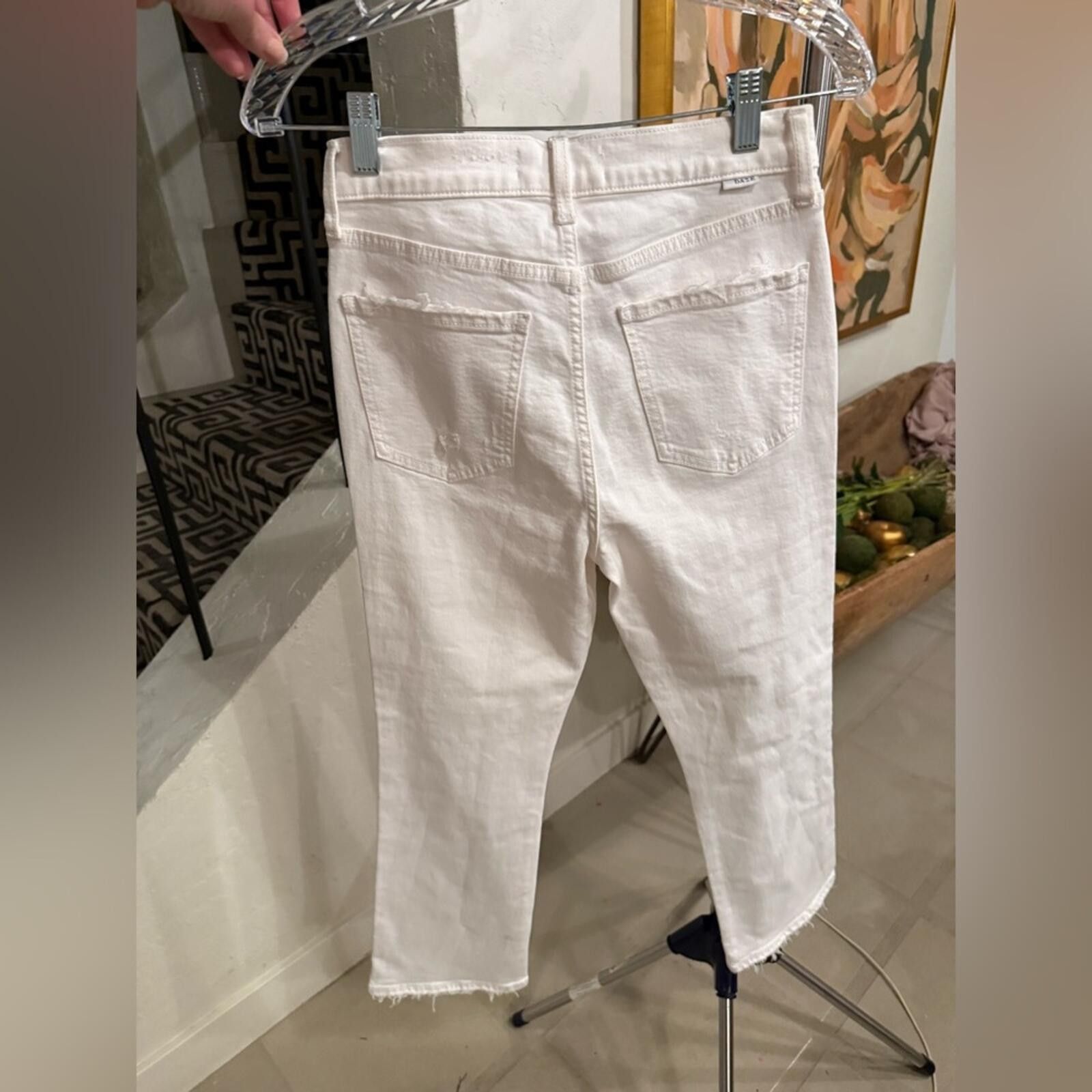 Dale Of Norway DAZE Denim Shy Girl Marshmallow White Distressed Jeans 26 Size 26" / US 2 / IT 38 - 3 Thumbnail