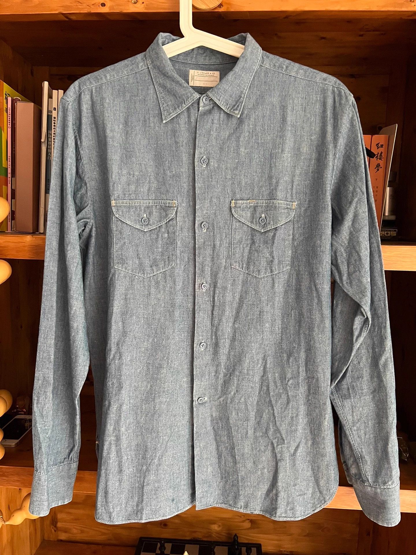 Old Joe Old Joe Rare Indigo Denim Workwear Shirt Vintage Size US M / EU 48-50 / 2 - 1 Thumbnail