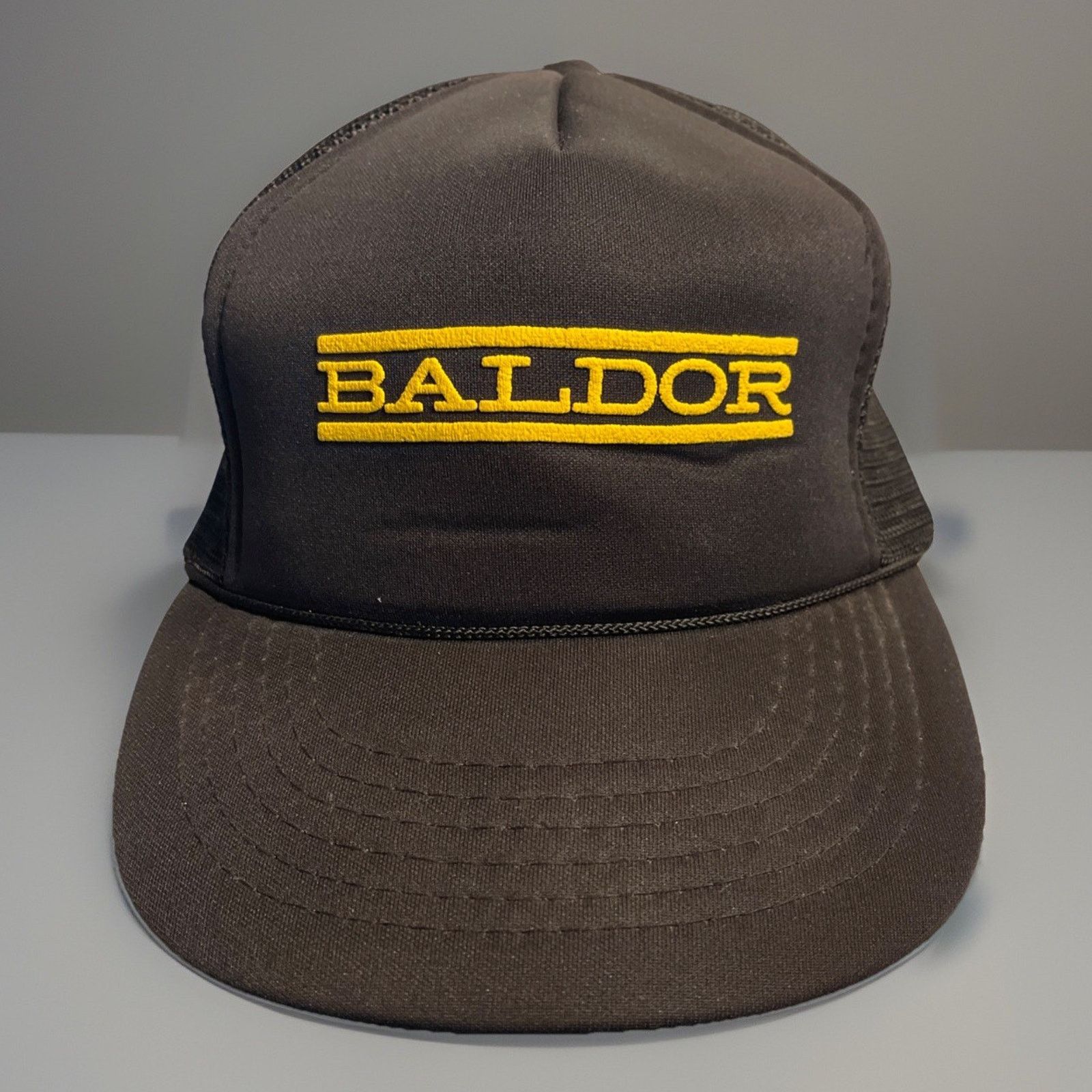 Vintage BALDOR Electric Motors vintage Black adjustable cap Trucker Size ONE SIZE - 1 Thumbnail