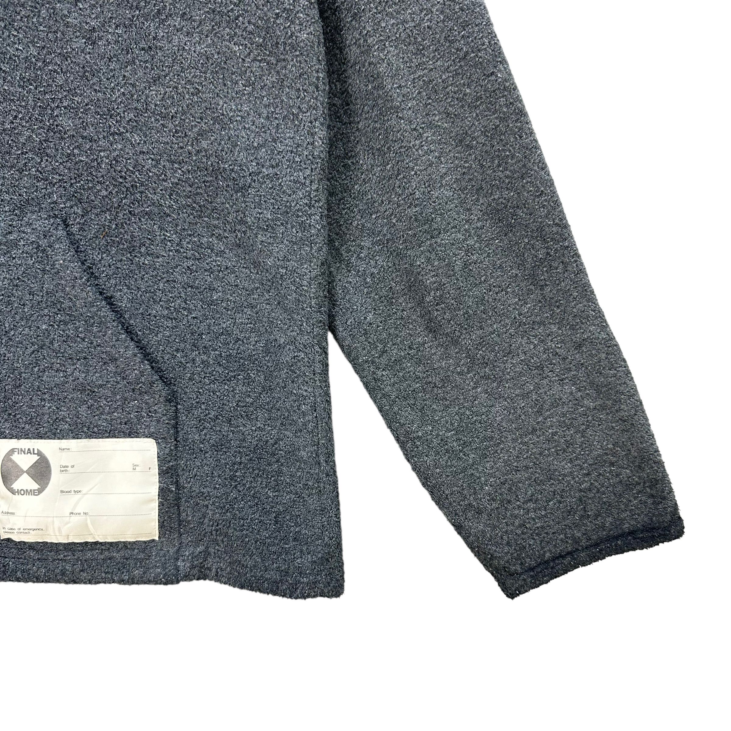 Final Home FINAL HOME ASYMMETRICAL PULLOVER FLEECE HOODIE #7571-154 Size US M / EU 48-50 / 2 - 8 Thumbnail
