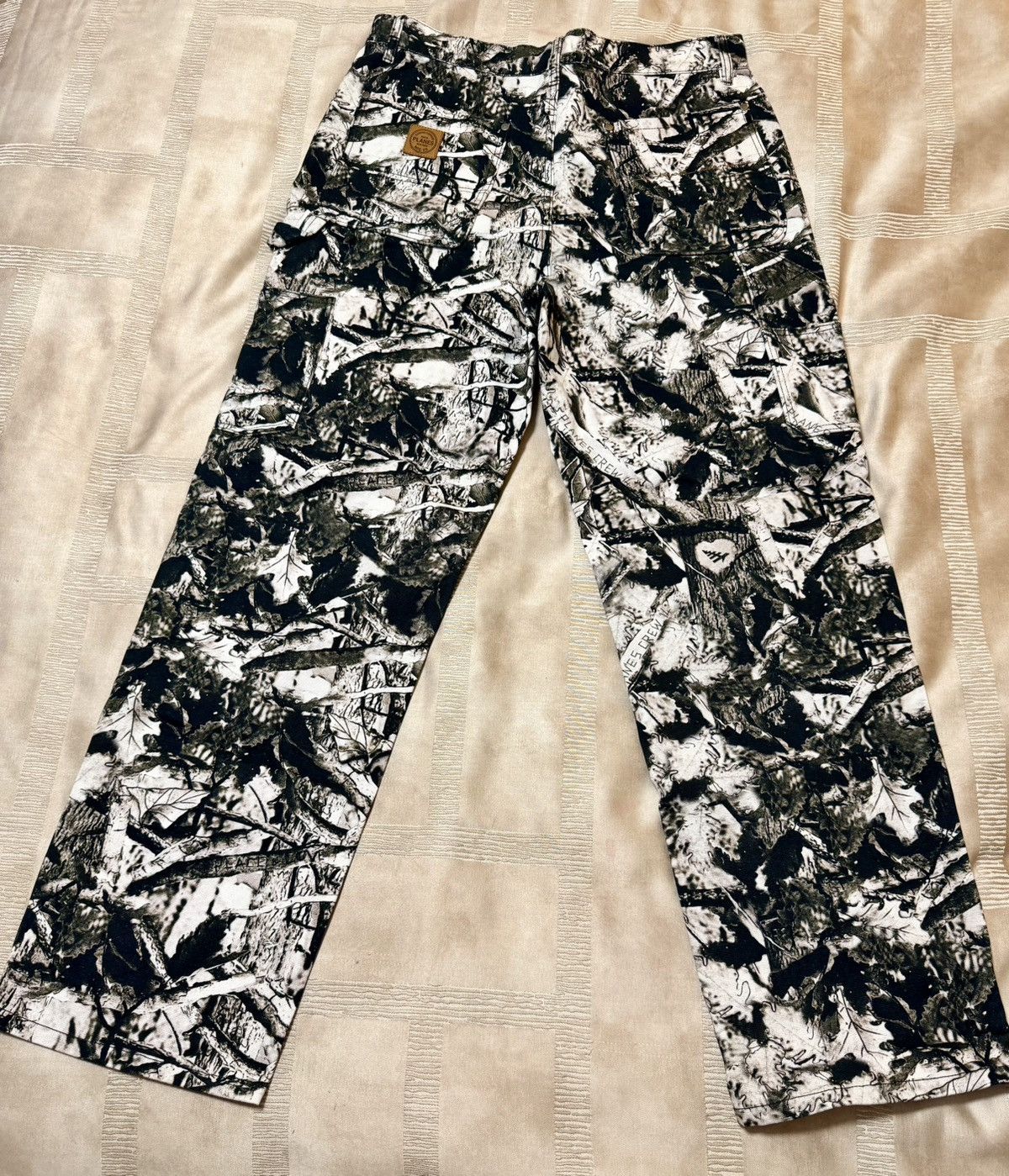 Paper Planes NWOT Paper Planes First Love Camouflage Wide-Leg Pants Size US 34 / EU 50 - 3 Thumbnail
