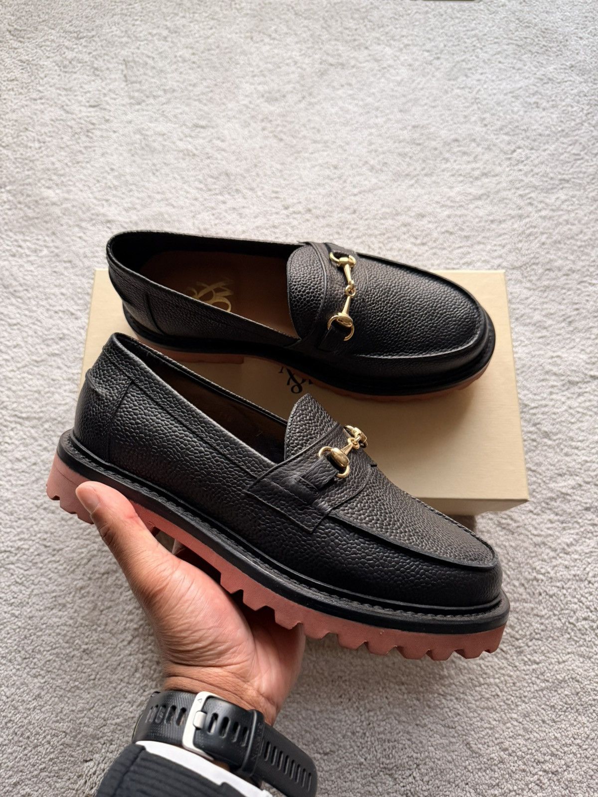 Blackstock & Weber Blackstock & Weber Horsebit Loafer w/Lug Sole Sample Size US 7 / EU 40 - 2 Thumbnail