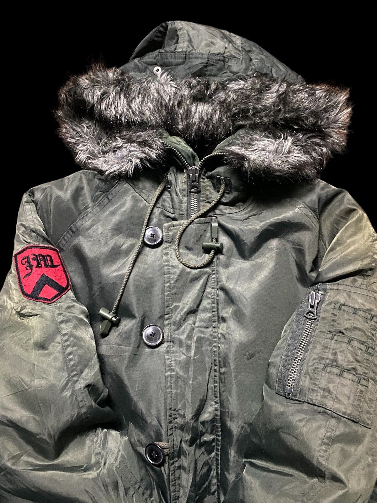 Juicy Couture ❗️OFFER❗️Vintage Juicy Couture N-2B Faux Fur Flight Jacket Size S / US 4 / IT 40 - 2 Thumbnail