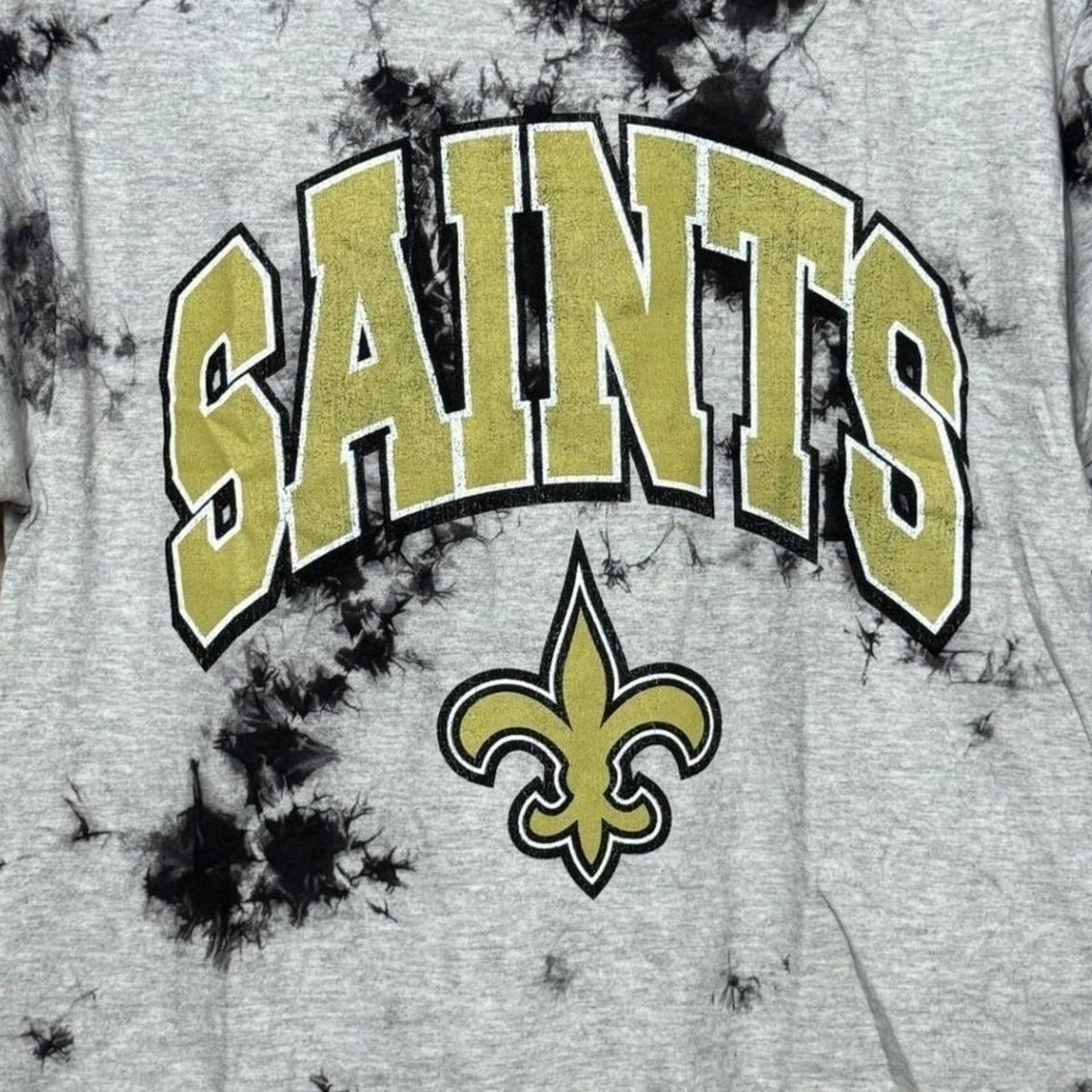 NFL Saints Vintage Tubular Tie-Dye Crop Tee Size M NWT Size M / US 6-8 / IT 42-44 - 3 Thumbnail