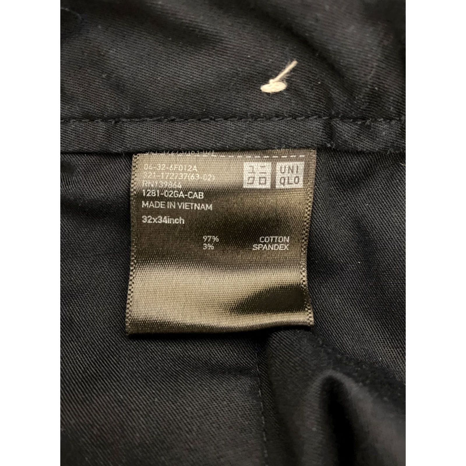 Uniqlo Uniqlo Chino Pants Mens 32x32 Dark Navy Slim Fit Stretch Cotton /0910 Size US 32 / EU 48 - 4 Thumbnail