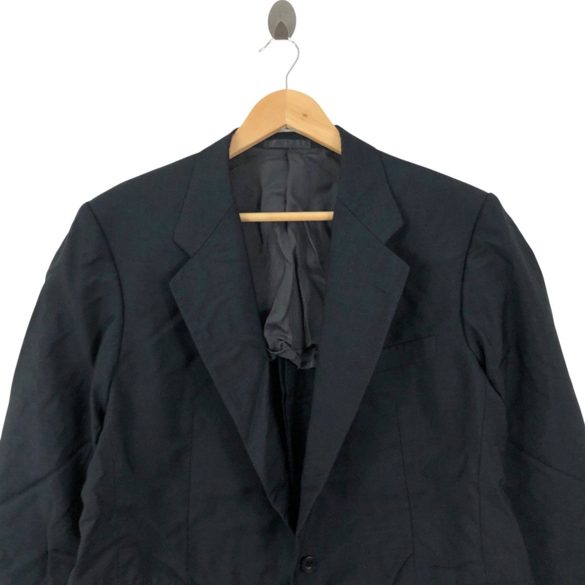 Dior Vintage Designer CHRISTIAN DIOR MONSIEUR Italy Formal Blazer Size 42R - 2 Thumbnail