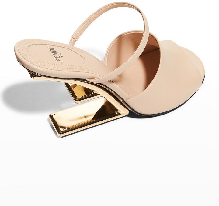 Fendi o1w1db10325 8R8212 Sandals in Pale Pink Size US 9 / IT 39 - 3 Thumbnail