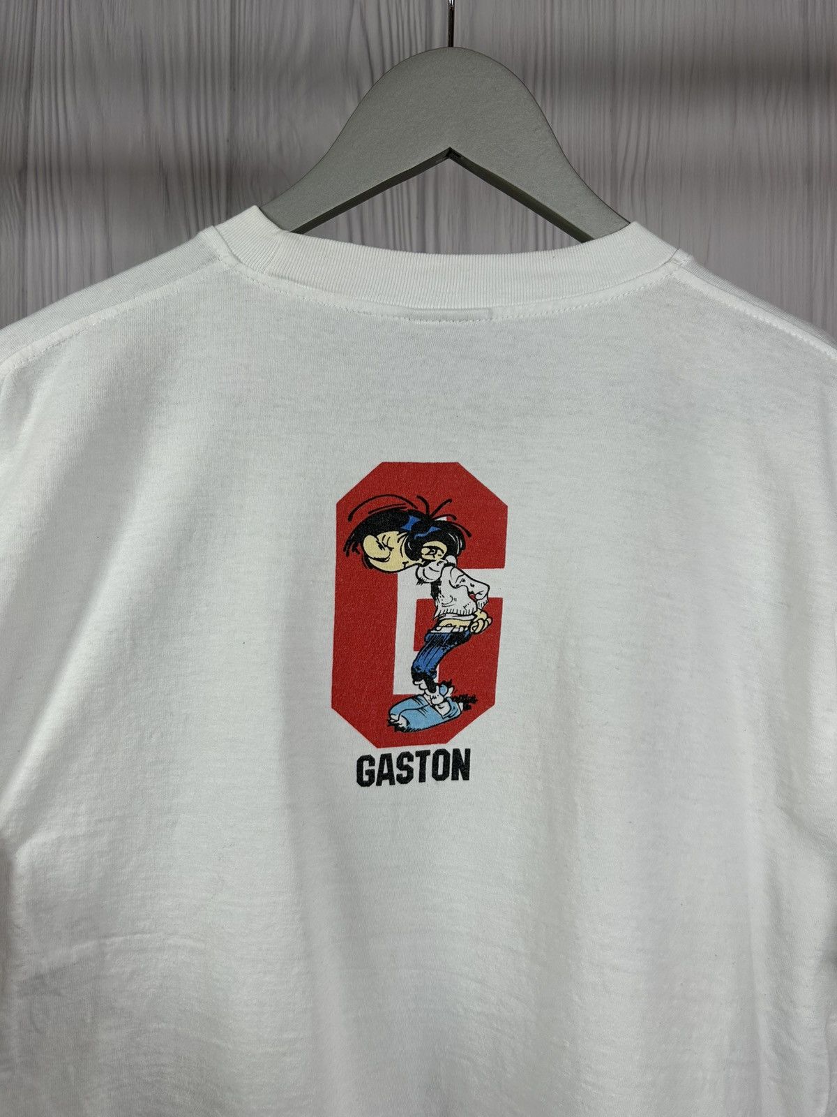 Vintage Vintage 90s Gaston Lagaffe Comic Serial T-Shirt Size US M / EU 48-50 / 2 - 8 Thumbnail