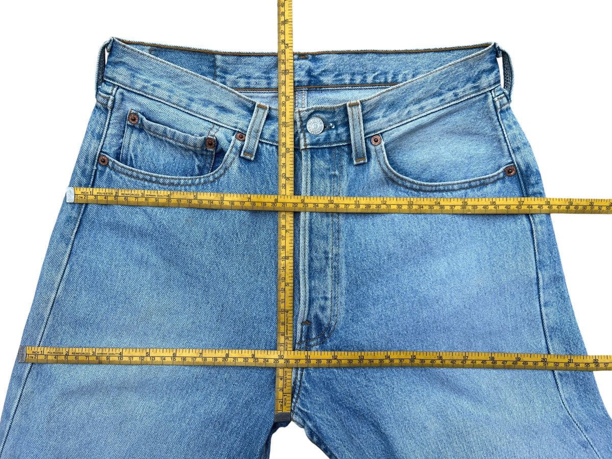 Levi's Vintage 90s Levis 501 USA Distressed Denim Jeans 31x31 Size 31" - 13 Thumbnail