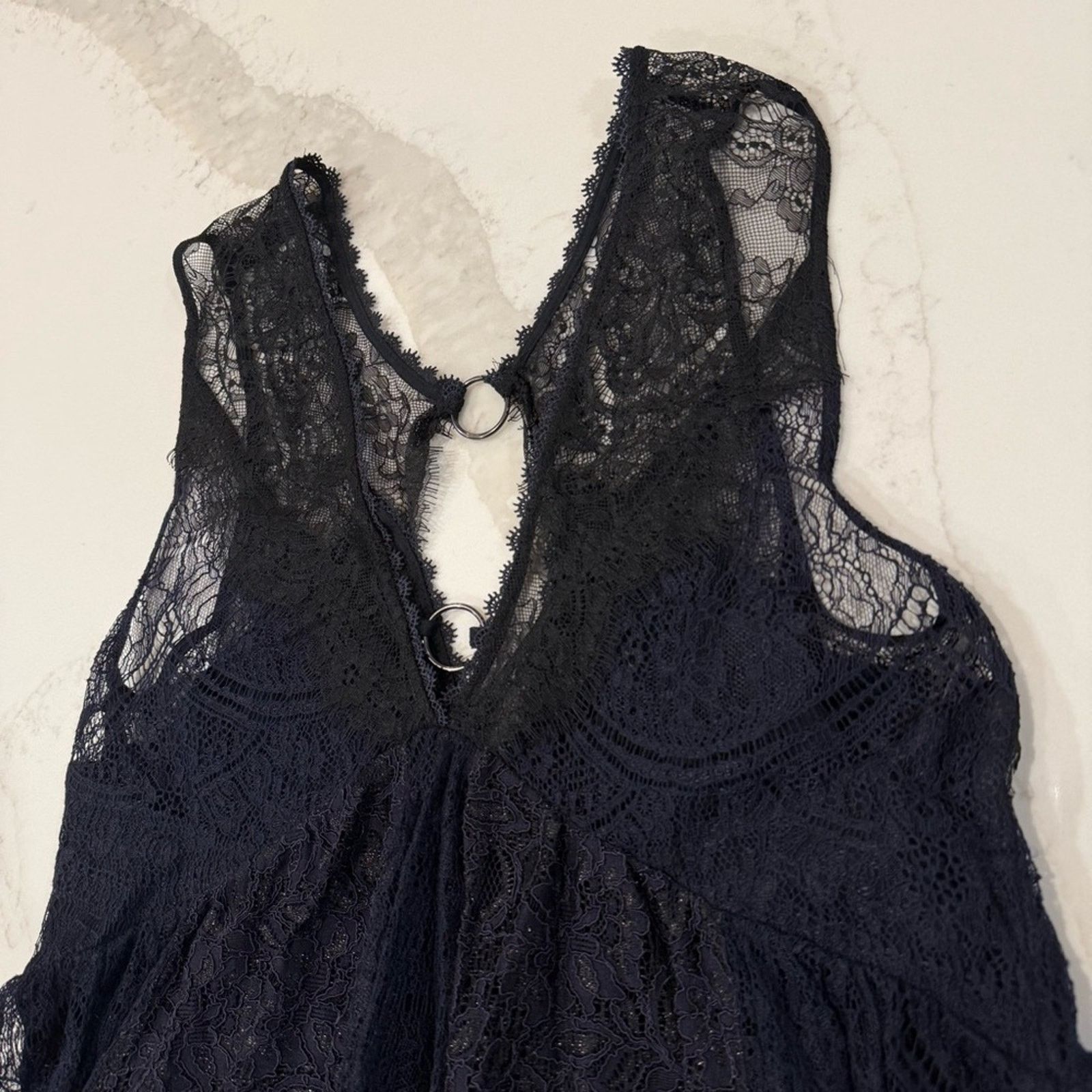 Free People Free People NWT Dont You Dare Lace Mini Dress Womens Small Size S / US 4 / IT 40 - 13 Thumbnail