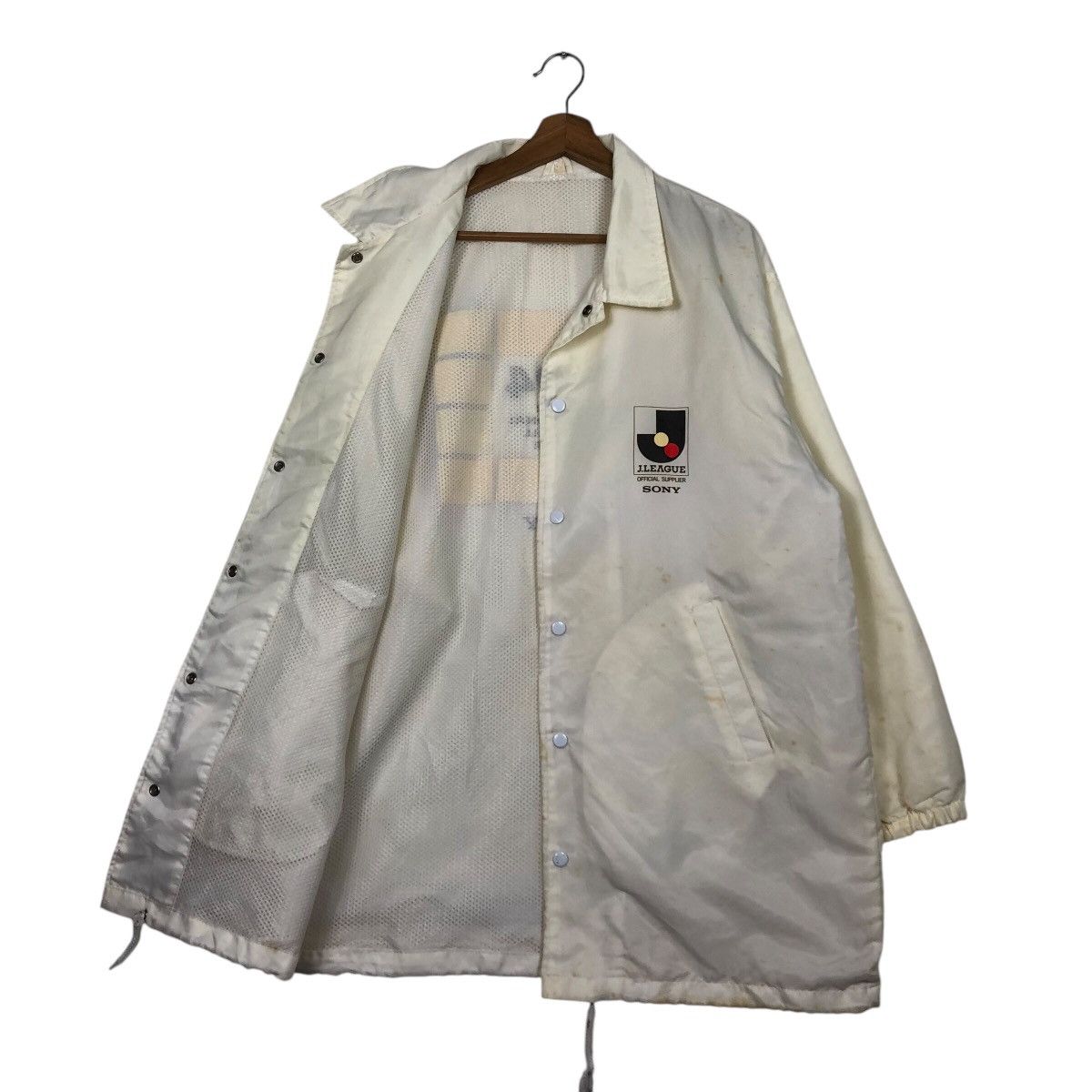 Japanese Brand Vintage 1994 J.League Sony Big Logo Sportswear Issey Miyake Size US M / EU 48-50 / 2 - 12 Thumbnail