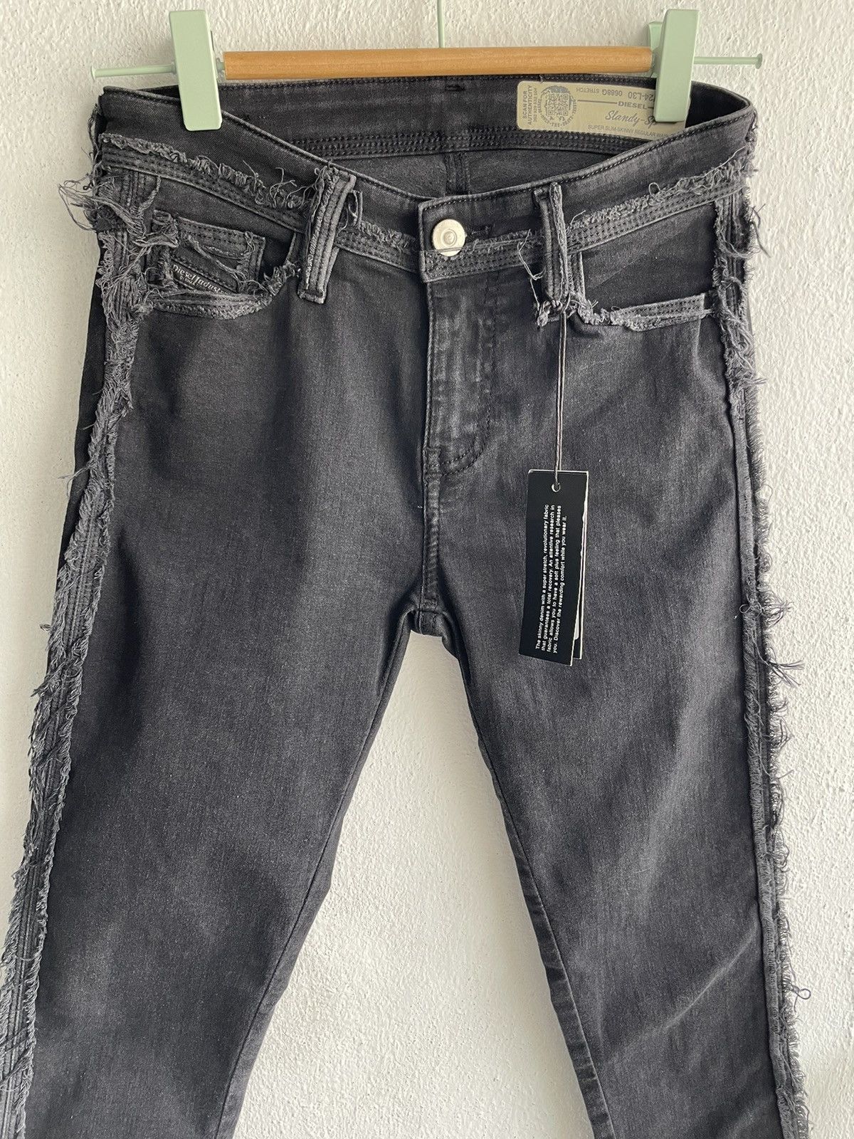 Diesel Diesel Super Slim Skinny Regular Waist Jeans Size 24" / US 00 / IT 34 - 3 Thumbnail