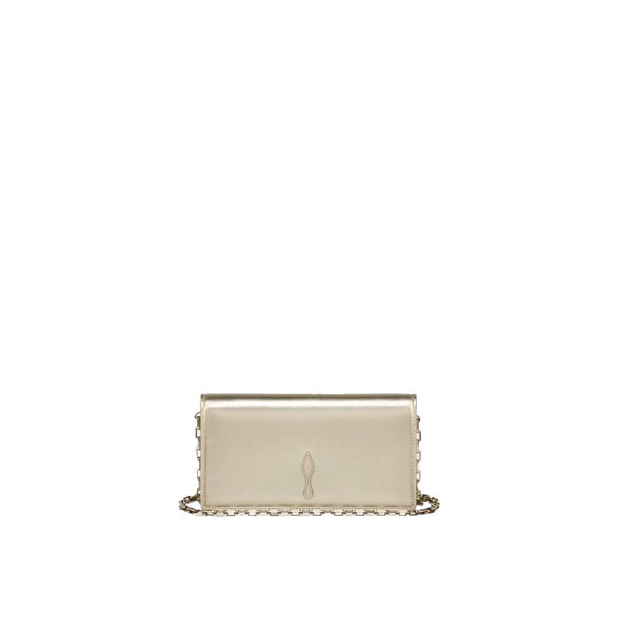 Christian Louboutin CHRISTIAN LOUBOUTIN Bettina Platine Clutch New & Authentic Size ONE SIZE - 1 Preview