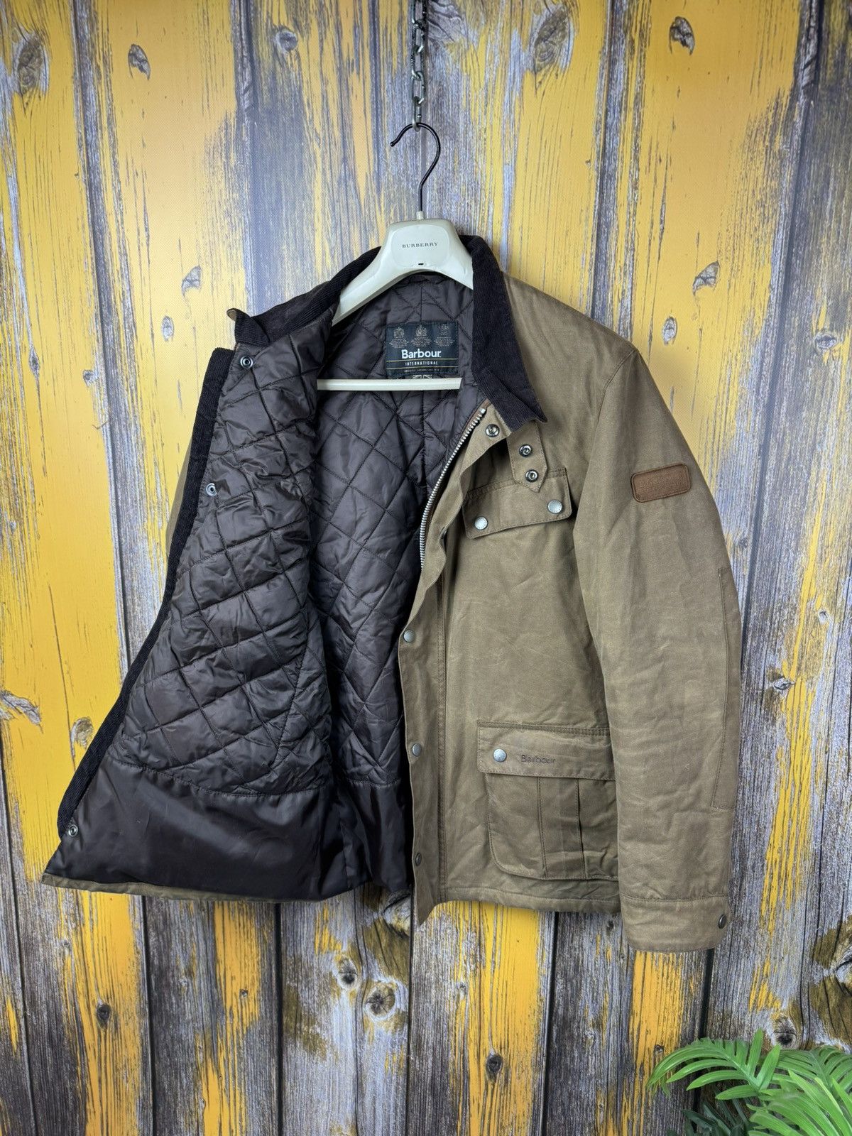Barbour Barbour Vintage Wax Duke Jacket Bomber Moto Size L Size US L / EU 52-54 / 3 - 6 Thumbnail