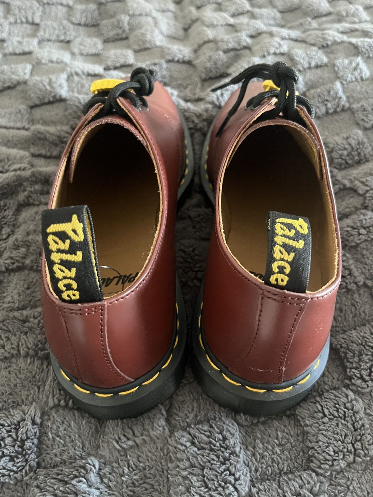 Dr. Martens Dr.Martens 1461 x Palace Vintage Smooth Leather Cherry 46 Size US 12 / EU 45 - 4 Thumbnail