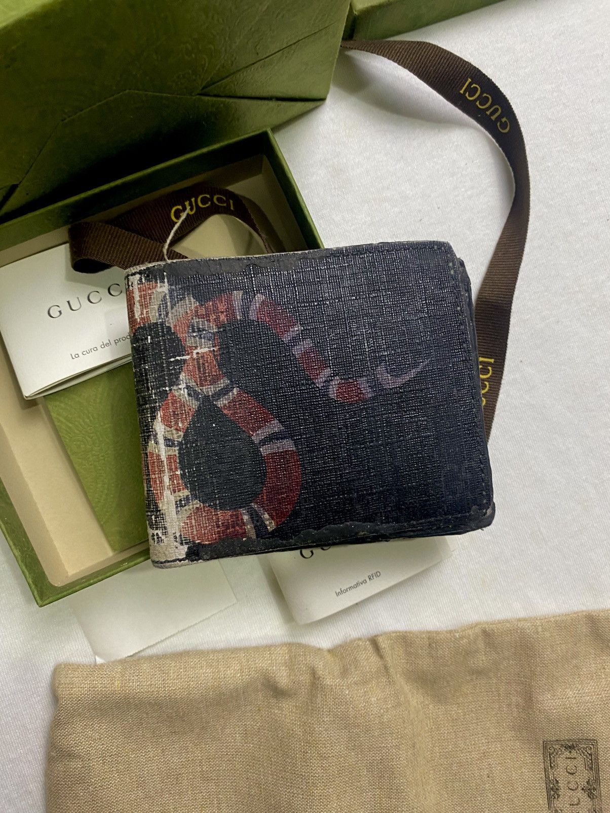 Gucci Gucci snake wallet Size ONE SIZE - 1 Thumbnail