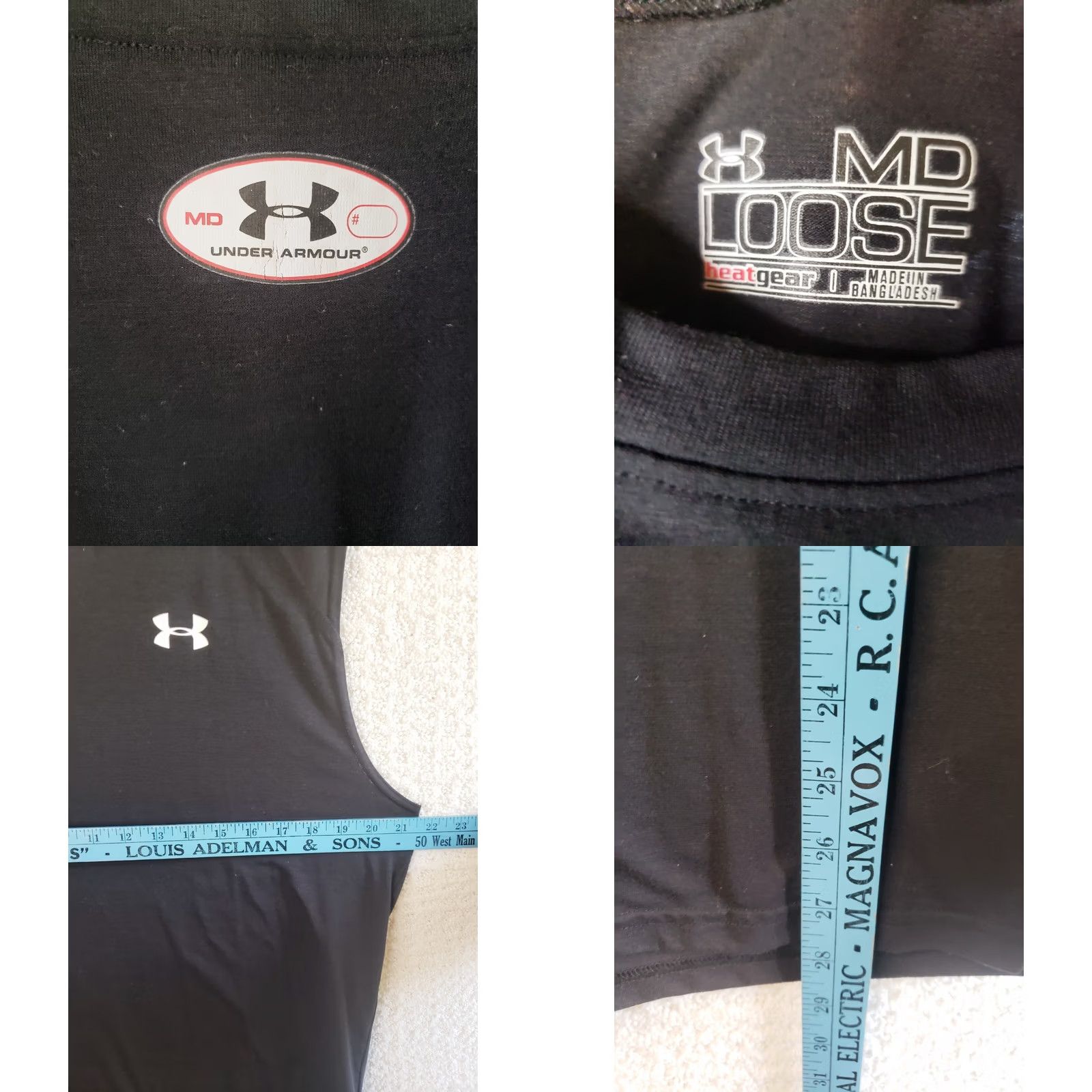 Under Armour VINTAGE? No. UNDER ARMOUR UA Heat Gear Loose Fit Sleeveless Tank Top Men's M Black Size US M / EU 48-50 / 2 - 8 Thumbnail