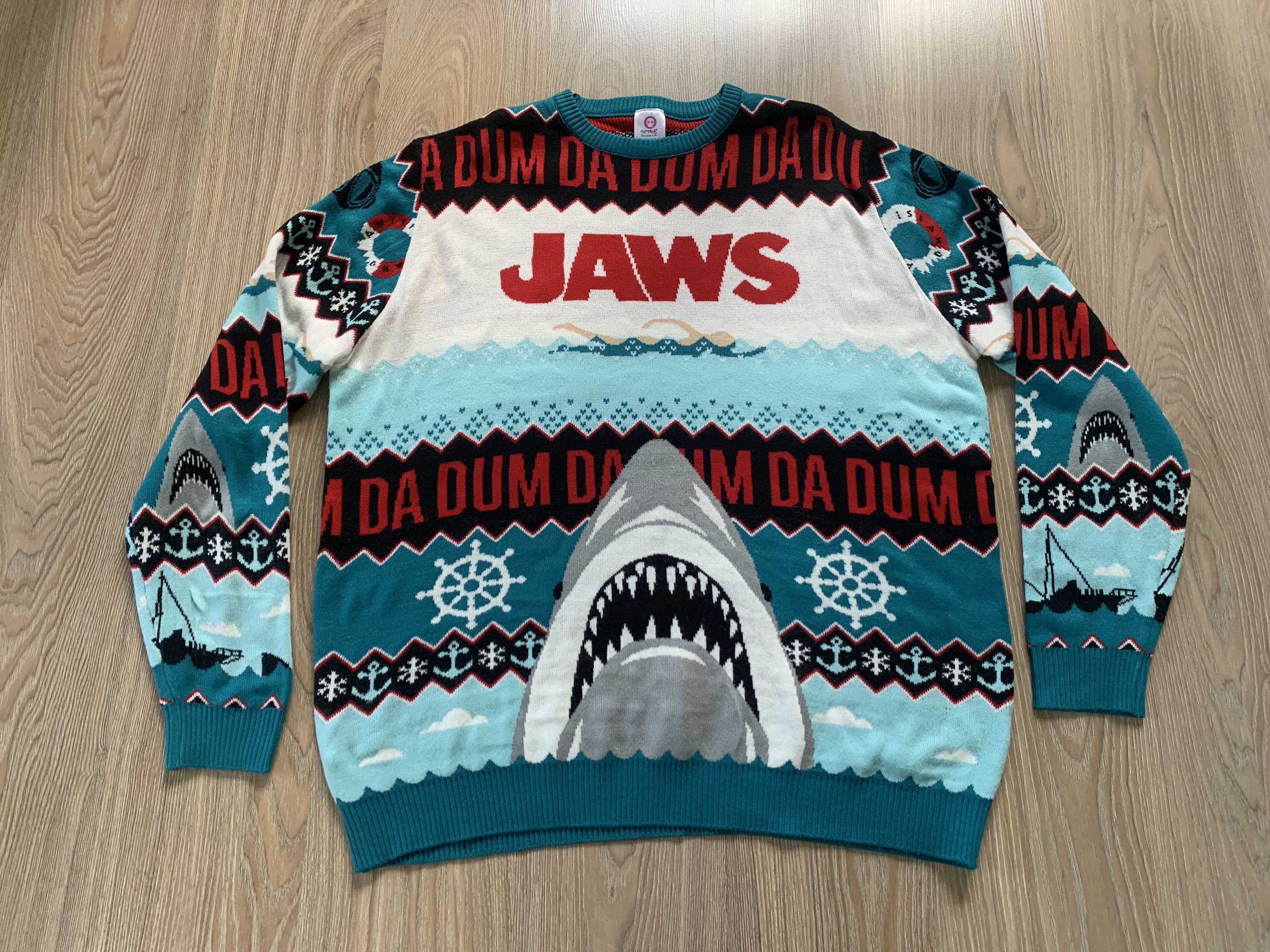 Universal Studios Numskull Jaws Printed Sweater Size US XXL / EU 58 / 5 - 2 Thumbnail
