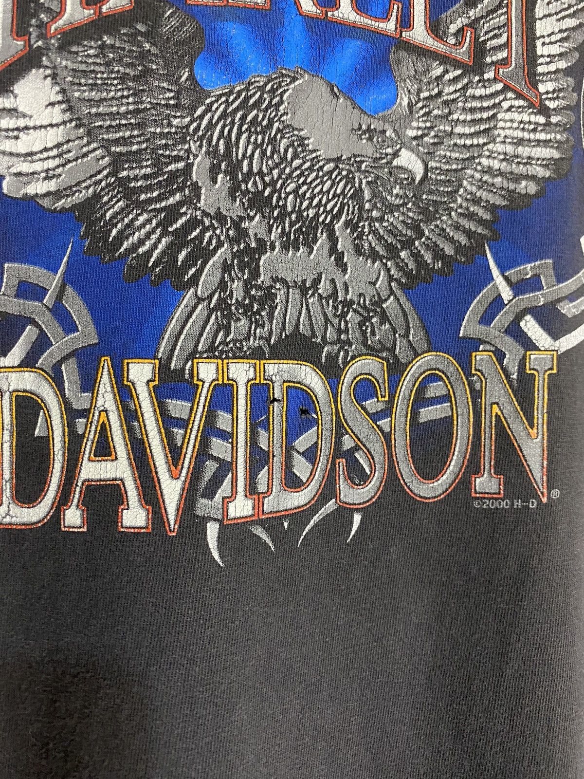 Harley Davidson × Vintage Vintage Harley Davidson 00s Shirt Tank Top Size US L / EU 52-54 / 3 - 2 Thumbnail