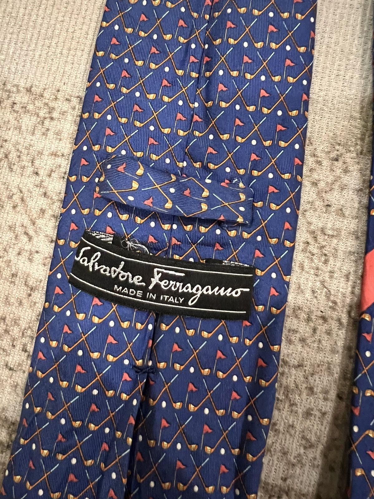 Salvatore Ferragamo Salvatore Ferragamo Silk Tie Size ONE SIZE - 5 Thumbnail