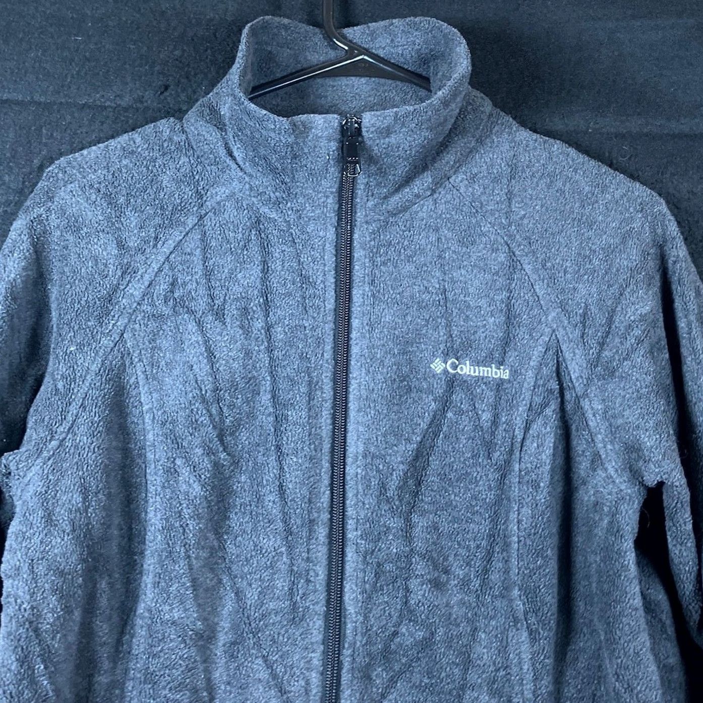 Vintage Columbia Womens Jacket Charcoal Fleece Full Zip Long Sleeve Zipped Pockets M Size M / US 6-8 / IT 42-44 - 2 Thumbnail