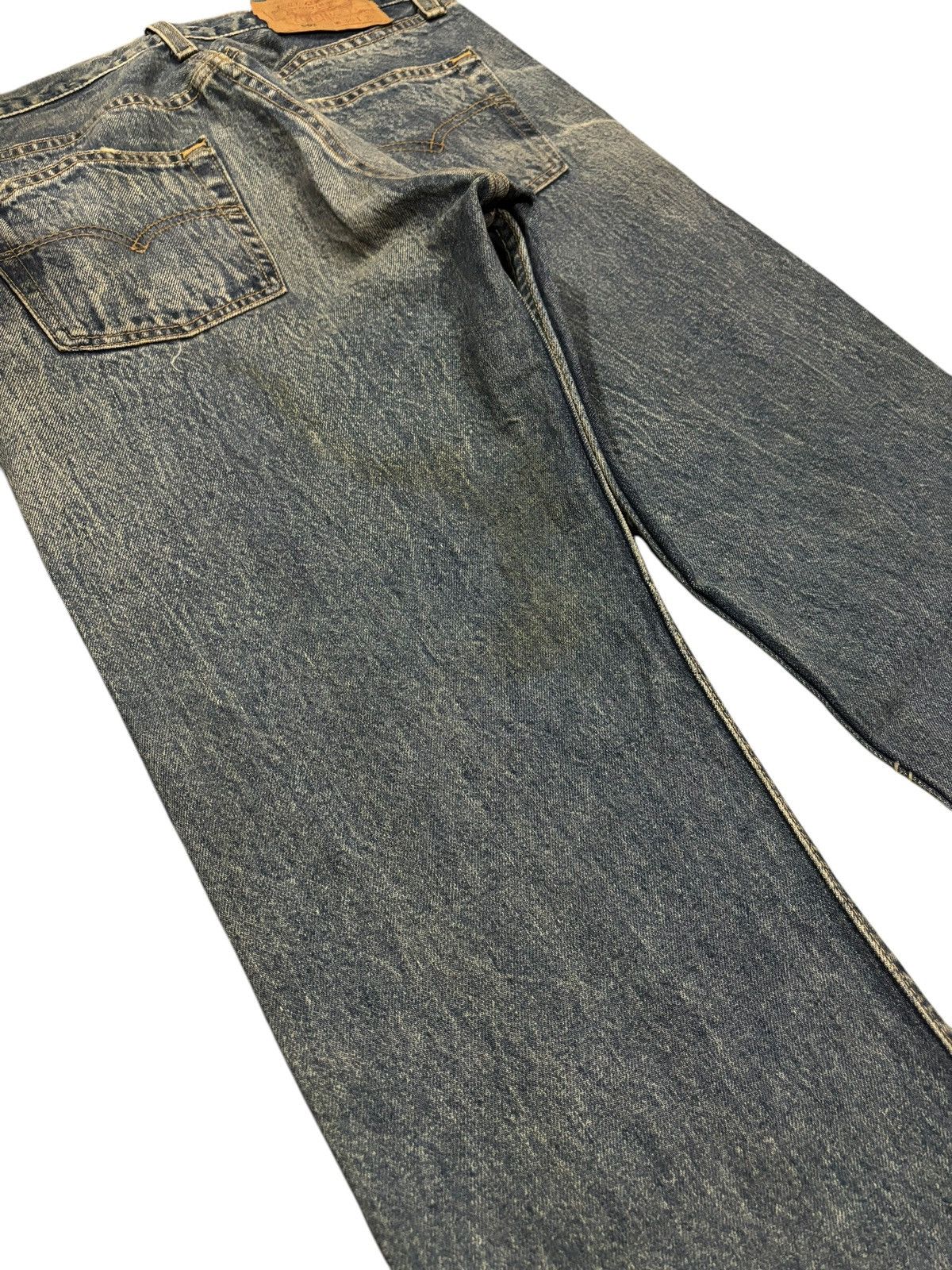 Levi's Y2k Vintage Levi’s Lot 501 Faded Straight Cut Jeans Size US 30 / EU 46 - 8 Thumbnail