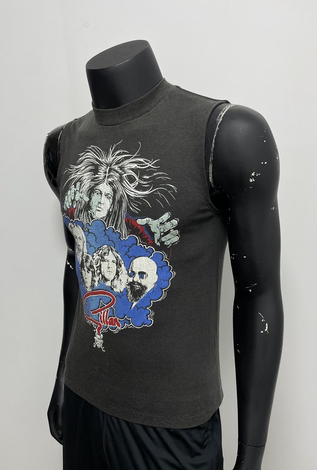 Band Tees Vintage 82s Gillan Magic tour Deep Purple T-shirt Sleeveless Size US XS / EU 42 / 0 - 2 Thumbnail