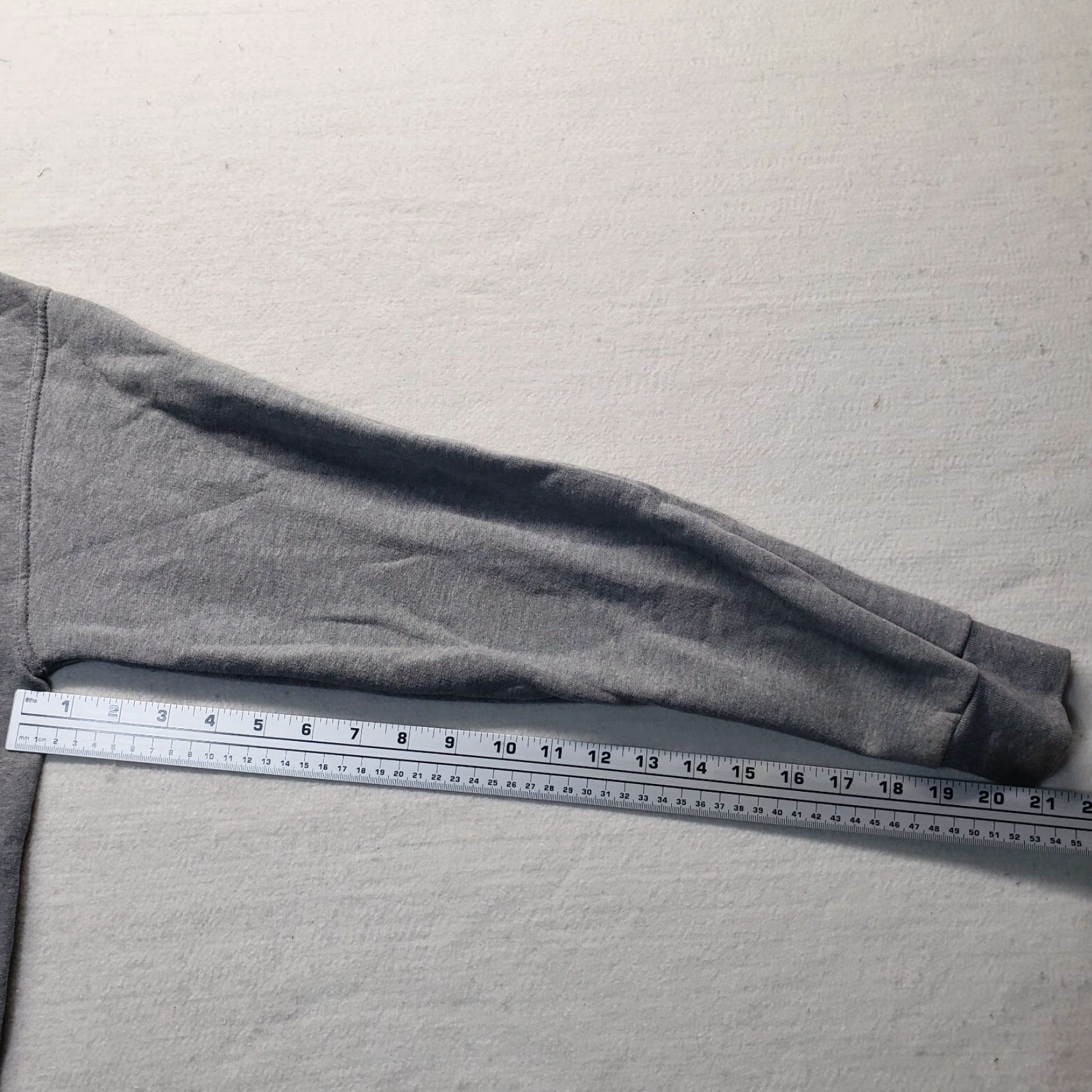 Vintage VINTAGE Unbranded Sweatshirt Pullover College Outdoor Gray S Men's Small Crew Neck Hooded Embroidered Logo Sweatshirt Size US S / EU 44-46 / 1 - 5 Thumbnail
