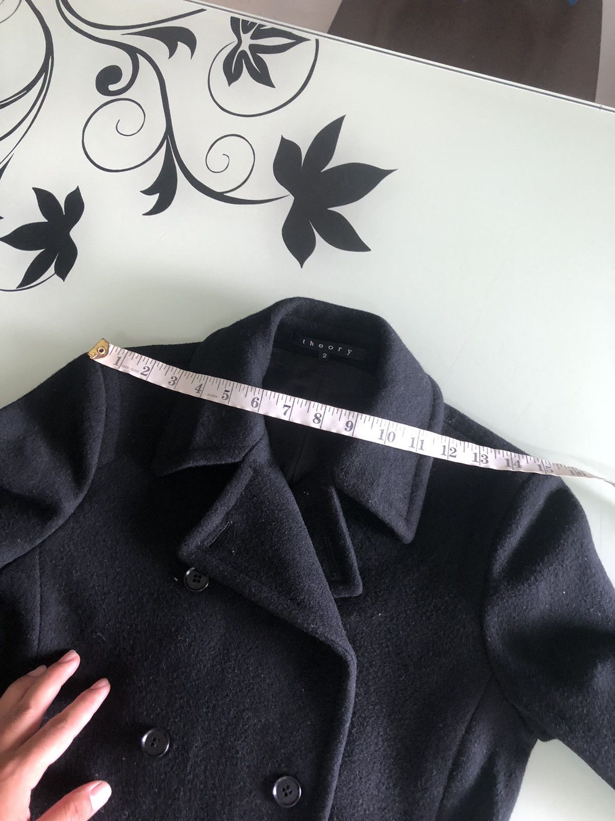 Theory 🏴 Theory Wool Blend Double Breasted Peacoat Size XS / US 0-2 / IT 36-38 - 16 Thumbnail