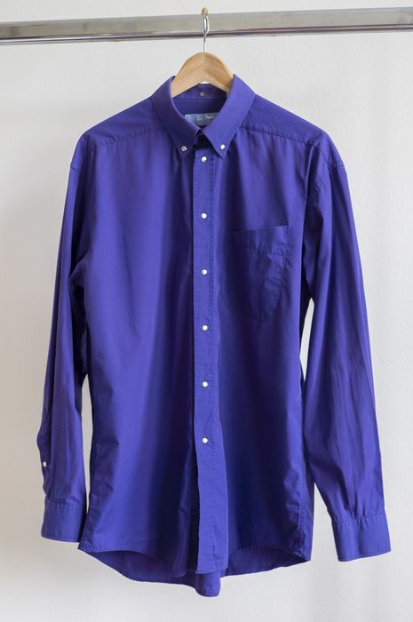 Thierry Mugler Royal Purple Snap-Closure Thierry Mugler Shirt | Grailed