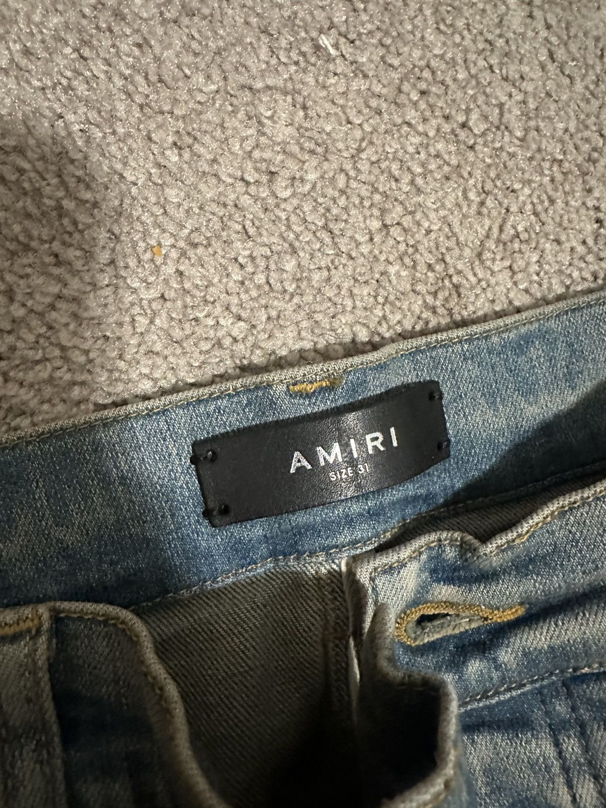 Amiri Amiri Distressed embellished denim jeans Size US 31 - 5 Thumbnail