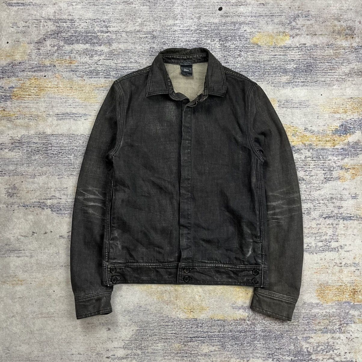 Dior Dior homme SS04 Strip denim jacket hedi slimane | Grailed