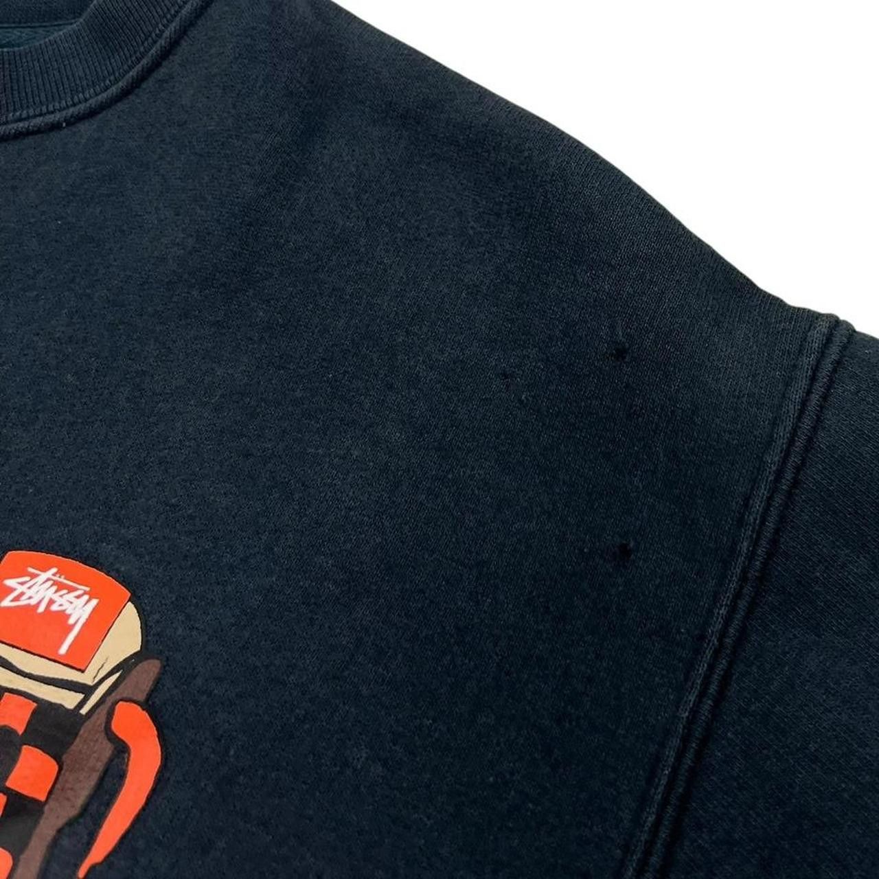 Stussy Vintage 2000s Navy Stussy Air Force Sweatshirt - Medium Size US M / EU 48-50 / 2 - 5 Thumbnail