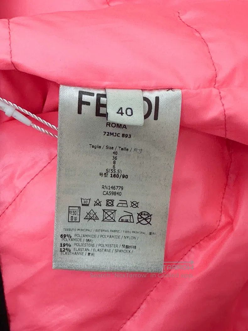 Fendi Fendi Black and fluorescent pink cartoon patterned cotton Size XS / US 0-2 / IT 36-38 - 6 Thumbnail