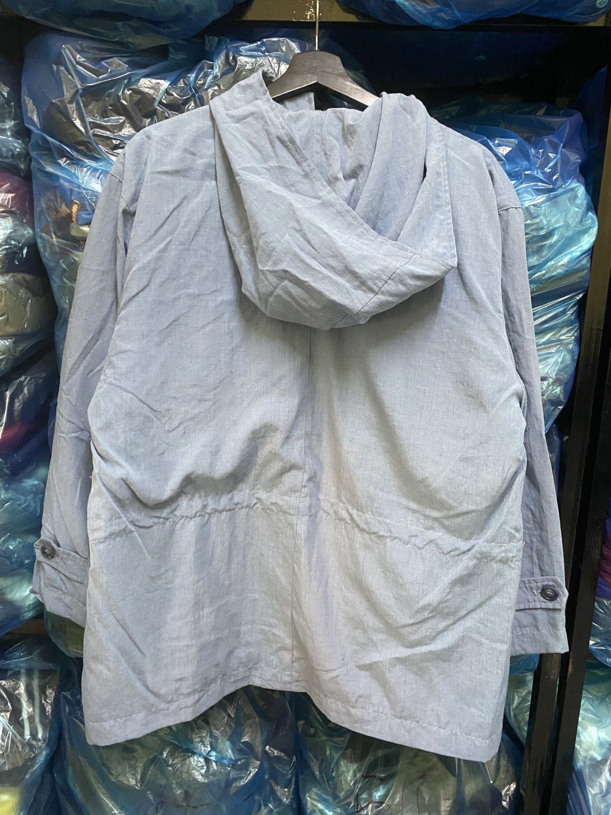 Other Vintage JUMP Japan Light Blue Hooded Field Jacket Size US M / EU 48-50 / 2 - 7 Thumbnail