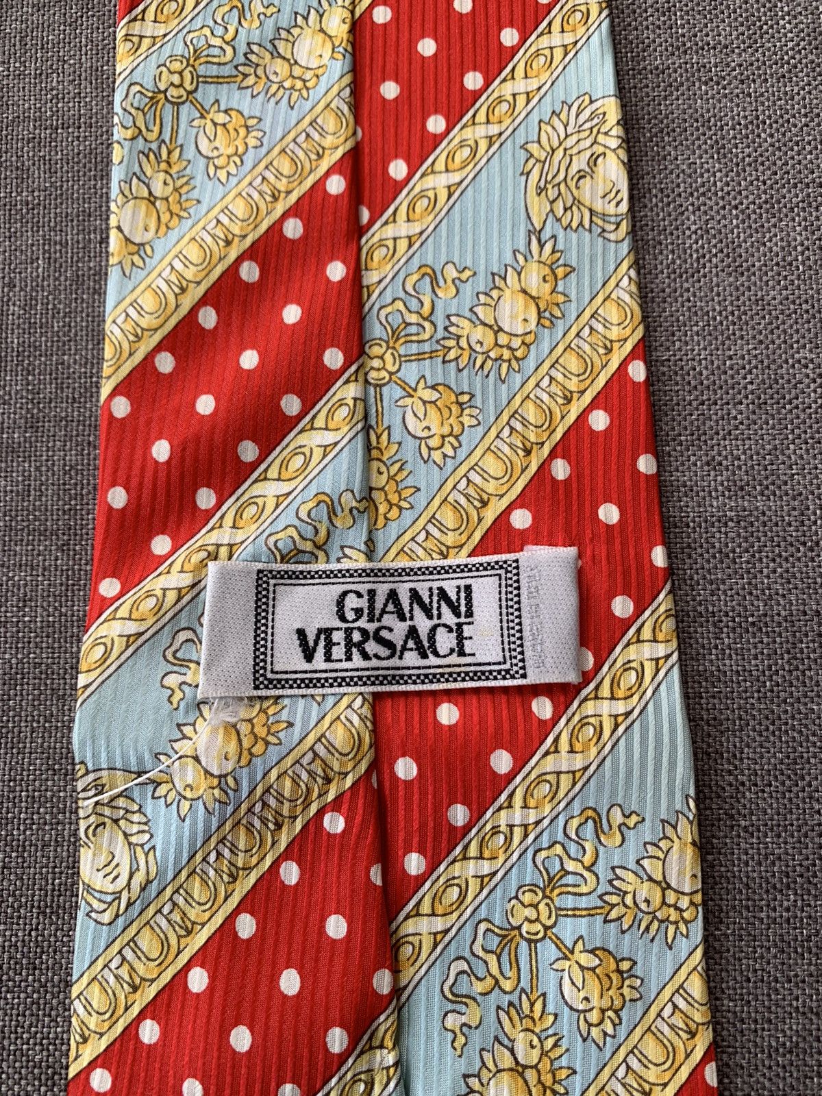 Versace Gianni Versace Medusa vintage baroco tie Size ONE SIZE - 2 Thumbnail