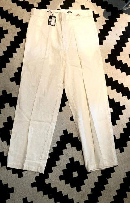 Dickies Pop Trading Company work pants off white 33 new Size US 33 - 1 Thumbnail