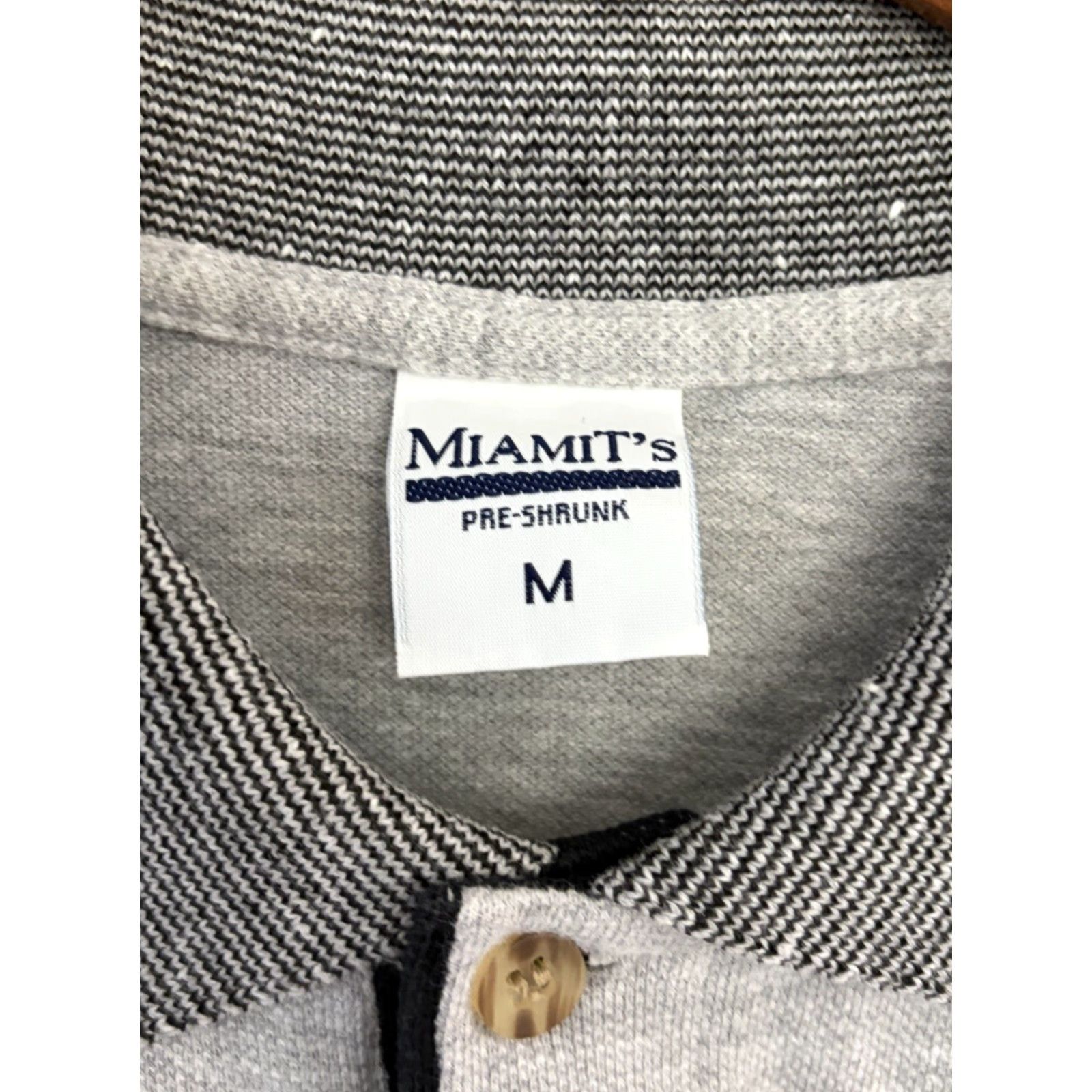 Vintage VINTAGE Miami T's Puerto Rico Polo Shirt Gray Mens M Regular Size US M / EU 48-50 / 2 - 5 Thumbnail