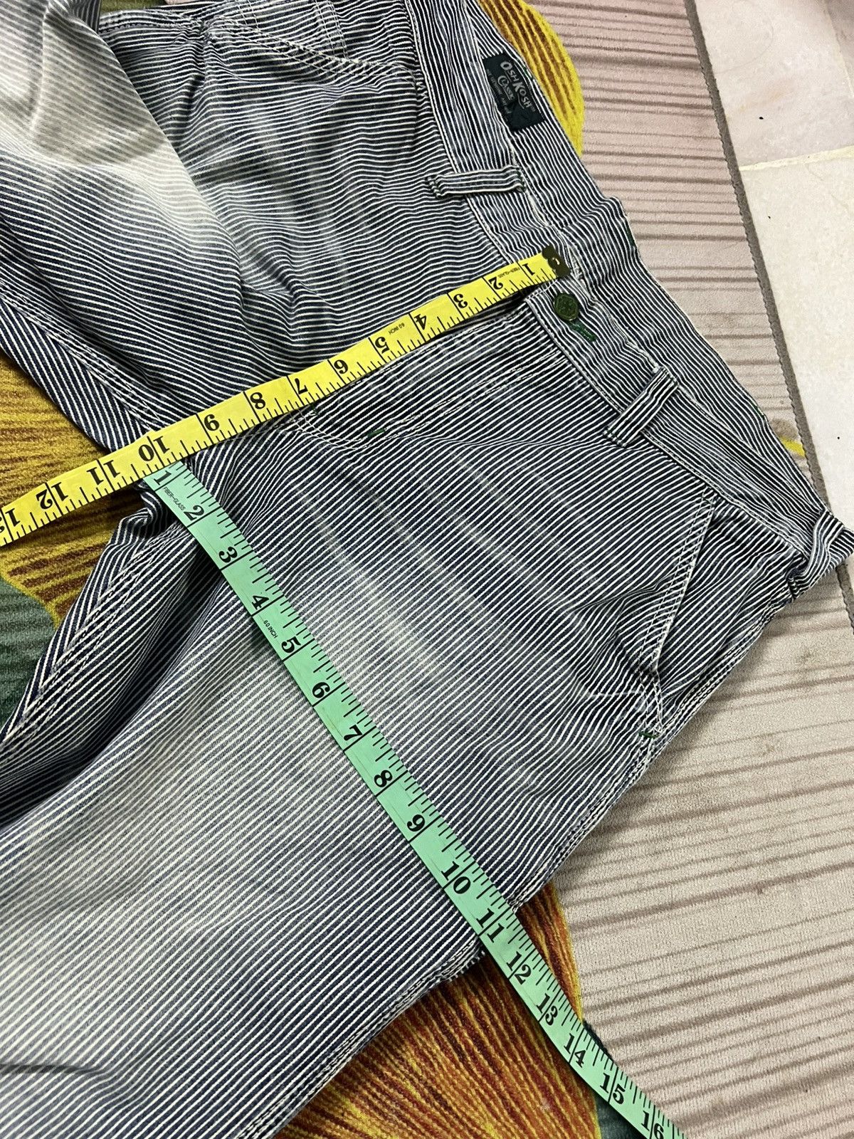 Japanese Brand 💥Vintage Oshkosh Carpenter Stripe Hickory Denim Jean Size US 36 / EU 52 - 5 Thumbnail