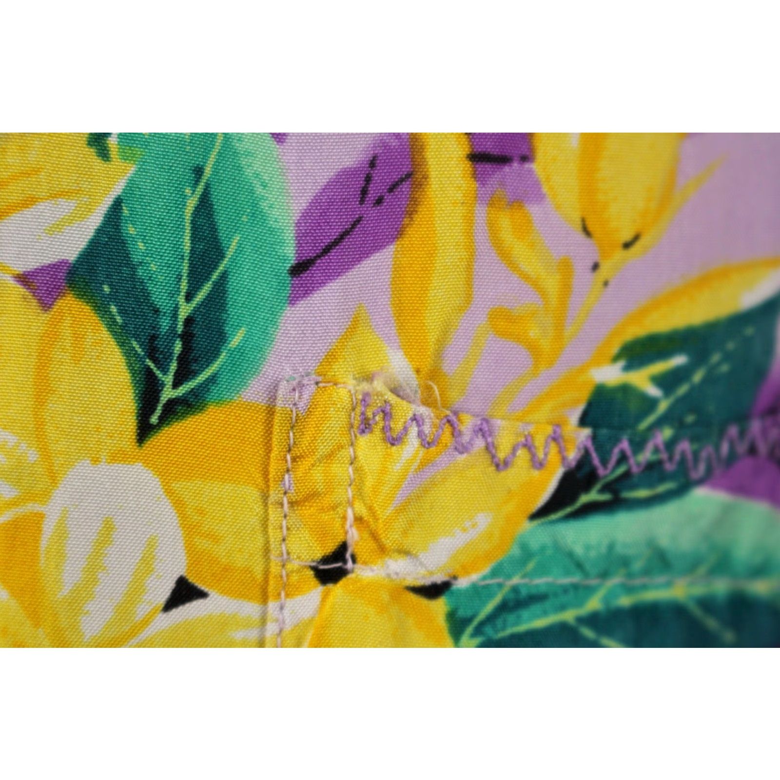 Vintage VINTAGE Men's Pali Hawaiian Shirt 50s Purple & Yellow Floral Rayon Sz M 1950s Japan Mens Size US M / EU 48-50 / 2 - 6 Thumbnail